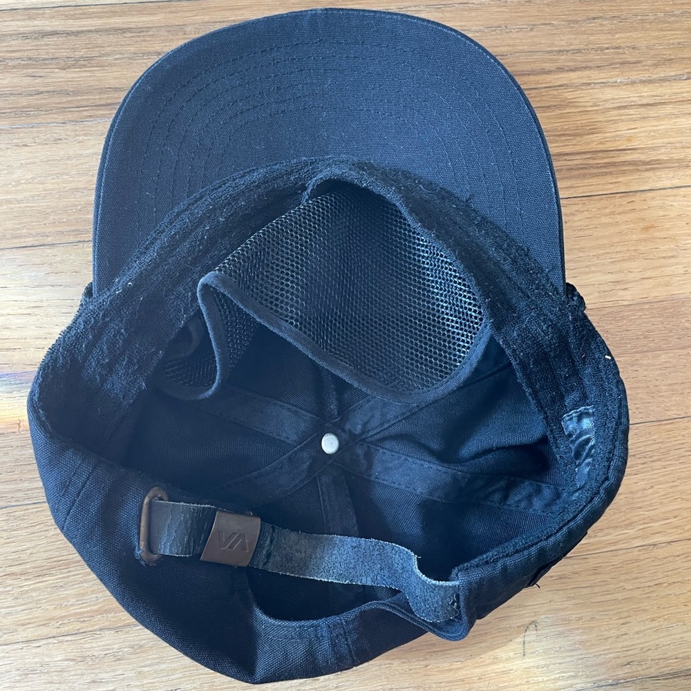 RVCA Black Rope-Front Cap - Picture 4 of 4